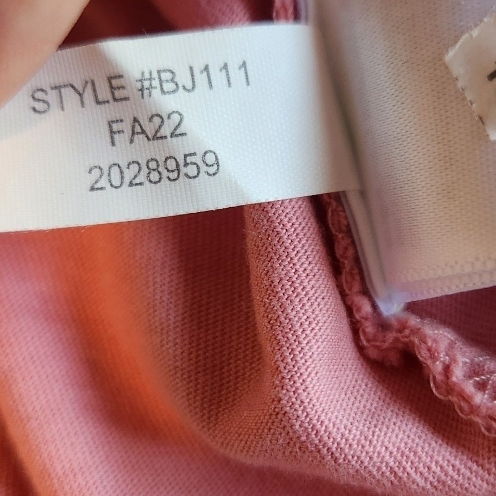 J.CREW Smock Neck Shirt Womens XS Pink Orange Cotton Summer Blouse Feminine - Picture 8 of 8